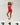 Ultimate Racer Back Piping Romper  - Apple Red