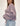 Ribbed Crop Top  with Pillow Sleeves - Mauve
