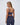 Ultimate Asymmetric Double Strap Bra - Midnight Blue