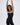 Ultimate Piping Scoop Unitard - Black/Cream