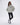 Retro Sports Oversized Funnel Neck Zip Sweatshirt - Stone
