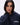 Varsity Oversized Knit Hoodie - Deep Midnight Blue/Cream