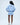 Varsity Track Short - Powder Blue