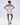 Rib Wide Binding Mini Dress - Light Grey Melange