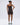 Rib Wide Binding Mini Dress - Coffee Bean