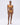 Contrast Bikini Bottom - Mango Orange/Marshmallow White