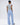 Rib Short Sleeve Scoop Neck Top - Light Grey Melange