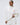 Vacation Full Zip Funnel Sweatshirt - Marshmallow White/Mango Orange