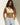 AS Bold Jersey Bralette - Light Grey Melange/Vintage Blue