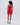 Ultimate Racer Back Piping Romper  - Apple Red