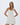 Wide Binding Racer Dress - Marshmallow White