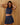 Ultimate Wide Binding Low Back Tank - Midnight Blue