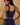 Ultimate Wide Binding Low Back Tank - Midnight Blue