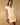 Rib Knit V Neck Dress - Butter Yellow/Marshmallow White