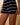 Knit Stripe Crop Shorts - Navy Blue/White