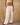 Cotton Drawstring Pants - White