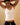 Rib V Neck Tank Top - White