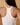 Rib V Neck Tank Top - White