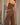Skinny Strap Top - Mocha Brown