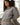 Cable Knit Zip Hoodie - Dark Grey Melange
