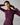 Ultimate Long Sleeve Zip Up Top - Dark Cherry