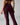 Flared Yoga Pant - Dark Cherry