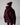 Hooded Borg Bomber Jacket - Dark Cherry