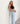 Two Tone High Waisted Jeans - The Sunflower - Comfort Stretch