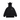 Solid Color Devil Hooded Puffer Coat