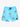 Paradise Check Board Shorts in Blue