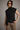 Atwood Black Twist Front Blouse