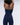 Strappy Open Back Unitard - Navy