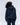 Community Spirit Oversized Full Zip Hoodie - Navy Blue/Mint Green