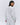 Varsity Loose Fit Sweatshirt - Light Grey Melange/Marshmallow White