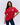 Runners Short Sleeve Oversized T-shirt - Classic Red/White