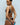 Contrast Scoop Bikini Top - Coffee Bean/Marshmallow White
