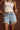 Bronco Light Denim Distressed Shorts