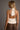 Dorothy Cream Pinstripe Satin Halter Top