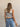 Josie Stripe Knit Vest in Cream