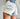 Patriotic Distressed High Waisted Denim Shorts  - American Flag - The Harriet