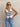 Josie Stripe Knit Vest in Cream