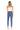Full Zip High Waisted Jeans  - The Lotus