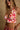 Joelle Pink Floral Halter Crop Top