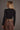 Malorie Black Cropped Ribbed Sweater