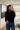 Mindy Black Crew Neck Cardigan