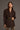 Rebel Brown Belted Double Breasted Blazer