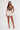 Exposed Button Fly Paperbag Waist Hi Rise Denim Short