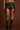 Steele Black Vegan Leather Fringe Shorts