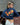 Peach Tee Navy