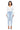 High Rise V Yoke Button Fly Skinny Denim Pants